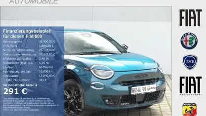 Neu Fiat 600 Sport 145 PS (106 kW) 2026 Mare grün metallic SUV