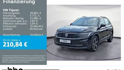 Occasion VW Tiguan Life 150 PK (110 kW) 2024 Zwart SUV