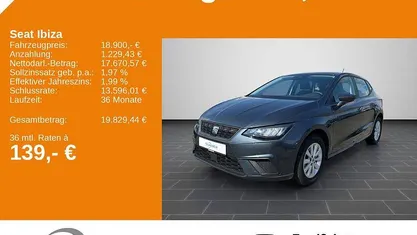 Gebraucht Seat Ibiza Style 116 PS (85 kW) 2024 Grau Kleinwagen