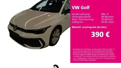 Gebraucht VW Golf VIII GTE 272 PS (200 kW) 2025 Weiss Limousine