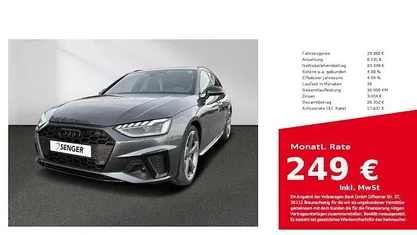 Grau Gebraucht 2022 Audi A4 S-Line Kombi | 29.880 € (Fairer Preis)
