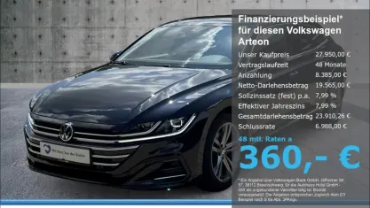 Gebraucht VW Arteon R-line 150 PS (110 kW) 2023 Schwarz Limousine