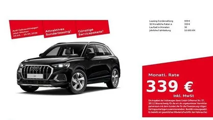 Gebraucht Audi Q3 Advanced Plus 150 PS (110 kW) 2025 Mythosschwarz metallic SUV
