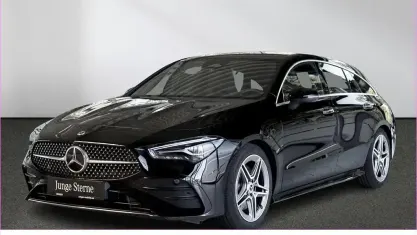 Gebraucht Mercedes CLA200 Shooting Brake AMG line 163 PS (119 kW) 2025 Unilack nachtschwarz Kombi