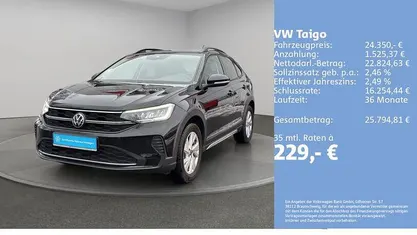 Gebraucht VW Taigo Life 116 PS (85 kW) 2024 Deep black perleffekt SUV