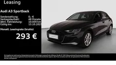 Mythosschwarz metallic Gebraucht 2025 Audi A3 Advanced Plus Limousine | 30.870 € (Fairer Preis)