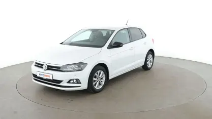 Gebraucht VW Polo Highline 95 PS (69 kW) 2019 Weiß Kleinwagen