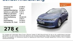 Anemonenblau metallic Gebraucht 2024 VW Golf VIII Life Kombi | 27.980 € (Fairer Preis)