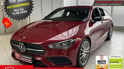 Gebraucht Mercedes CLA200 Shooting Brake AMG line 163 PS (119 kW) 2022 Patagonienrot  metalliclack Kombi