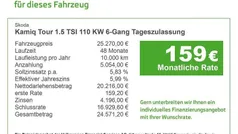 Gebraucht 2024 Skoda Kamiq Tour SUV | 25.270 € (Superpreis)