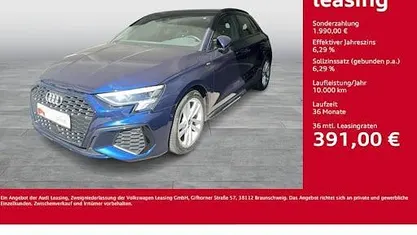 Usado Audi A3 S-Line 150 HP (110 kW) 2022 Azul Sedan