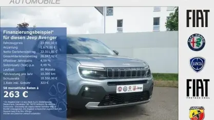 Neu Jeep Avenger Summit 101 PS (74 kW) 2025 Schwarz SUV