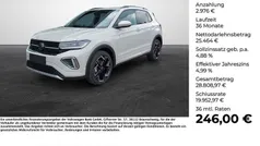 Grau Neu 2025 VW T-Cross R-line SUV | 28.440 € (Fairer Preis)