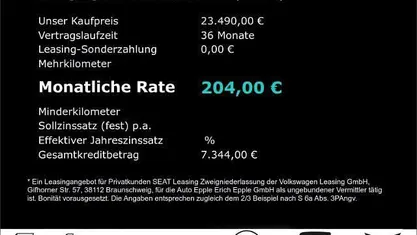 Weiß Neu 2026 Seat Ibiza Limousine | 23.490 € (Fairer Preis)