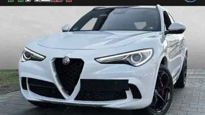 Brugt Alfa Romeo Stelvio Quadrifoglio 510 HK (375 kW) 2020 Hvid SUV