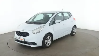 Gebraucht Kia Venga Edition 7 125 PS (91 kW) 2015 Weiß Kleinwagen