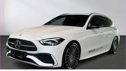 Gebraucht Mercedes C220 AMG line 197 PS (144 kW) 2026 Lack hightechsilber Kombi
