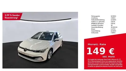 Gebraucht VW Golf VIII 90 PS (66 kW) 2021 Limousine