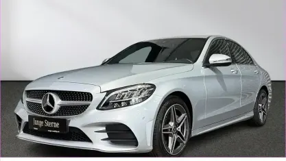 Gebraucht Mercedes C180 AMG 156 PS (114 kW) 2020 Silber Limousine