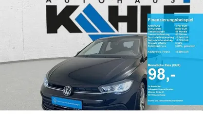Schwarz Gebraucht 2022 VW Polo Life Limousine | 15.990 € (Fairer Preis)