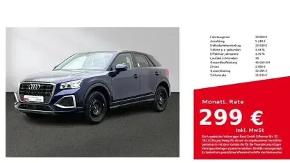Usata Audi Q2 Advanced 150 CV (110 kW) 2025 Blu SUV