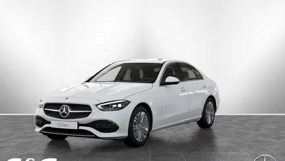 Unilack polarweiß Gebraucht 2024 Mercedes C220 Avantgarde Limousine | 37.890 € (Fairer Preis)