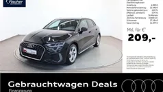Schwarz Gebraucht 2024 Audi A3 Sportback S-Line Limousine | 25.980 € (Fairer Preis)
