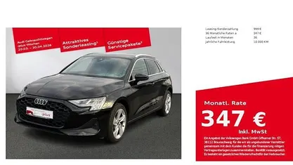 Gebraucht Audi A3 Ambiente 116 PS (85 kW) 2025 Schwarz Limousine