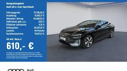 Neu Audi A6 e-tron Ambiente 339 kW (462 PS) 2026 Schwarz Limousine