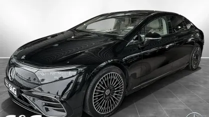 Gebraucht Mercedes EQS580 AMG 384 kW (523 PS) 2023 Metalliclack obsidianschwarz met Limousine