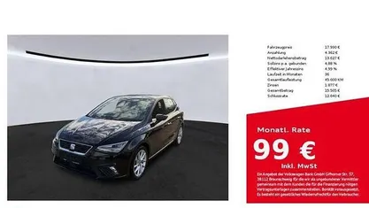 Gebraucht Seat Ibiza FR 110 PS (80 kW) 2024 Schwarz Kleinwagen