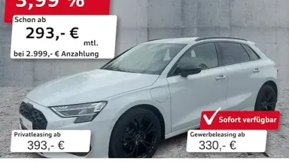 Gebraucht Audi A3 Advanced 204 PS (150 kW) 2025 Gletscherweiß metallic Limousine