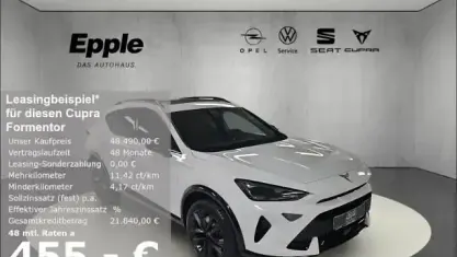 Nowe Cupra Formentor VZ 272 KM (200 kW) 2026 Czarny SUV