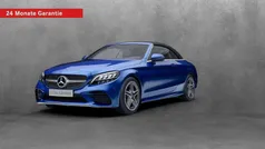 Brillantblau Gebraucht 2021 Mercedes C180 AMG line Cabrio | 35.489 € (Fairer Preis)