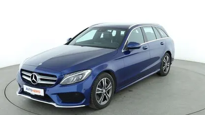 Blau Gebraucht 2015 Mercedes C200 AMG line Kombi | 18.900 € (Fairer Preis)