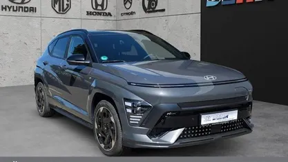 Gebraucht Hyundai Kona N Line 150 kW (204 PS) 2025 Ecotronic grey/abyss black SUV