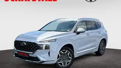 Weiss (glacier white / mic) Gebraucht 2021 Hyundai Santa Fe Signature SUV | 34.979 € (Fairer Preis)