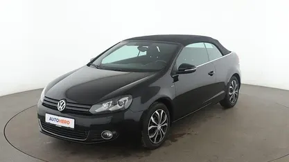 Schwarz Gebraucht 2015 VW Golf Cabriolet LOUNGE Cabrio | 14.110 € (Fairer Preis)