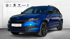 Raceblau metallic Gebraucht 2021 Skoda Karoq SportLine SUV | 29.949 € (Fairer Preis)