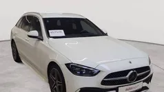 Polarweiß Gebraucht 2022 Mercedes C220 AMG line Kombi | 27.990 € (Guter Preis)