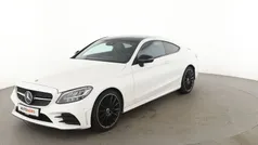 Weiß Gebraucht 2021 Mercedes C220 AMG line Coupé | 36.200 € (Etwas zu teuer)