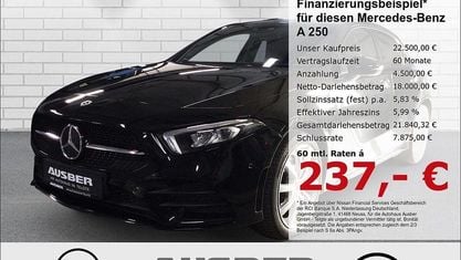 Occasion Mercedes A250 Edition 218 PK (160 kW) 2020 Zwart Sedan