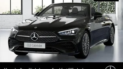 Obsidianschwarz Gebraucht 2024 Mercedes CLE200 AMG Cabrio | 55.650 € (Fairer Preis)