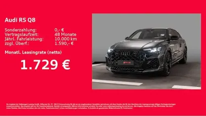 Nuova Audi RS Q8 Ambiente 600 CV (441 kW) 2025 Grigio SUV