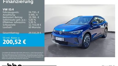 Gebraucht VW ID.4 Pure 108 kW (148 PS) 2023 Blau SUV