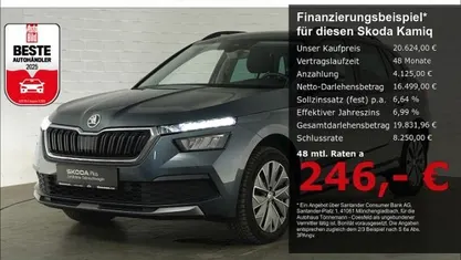 Gebraucht Skoda Kamiq Clever 150 PS (110 kW) 2022 Grau SUV