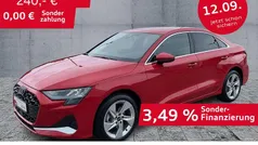 Progressivrot metallic Gebraucht 2024 Audi A3 Advanced Limousine | 29.930 € (Superpreis)