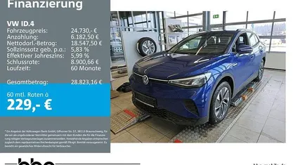 Gebraucht VW ID.4 Pure 108 kW (148 PS) 2023 Blau SUV