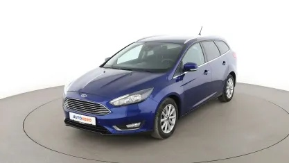 Gebraucht Ford Focus Titanium 125 PS (91 kW) 2017 Blau Kombi