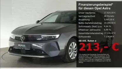 Gebraucht Opel Astra Elegance 131 PS (96 kW) 2023 Grau Kleinwagen